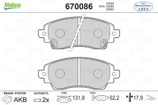 ÖN BALATA COROLLA 97-02 resmi