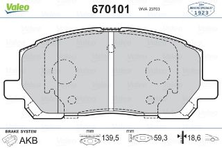ÖN BALATA LEXUS RX 98-03 resmi