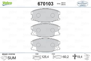 ÖN BALATA MİTSUBİSHİ CANTER 01-05 resmi