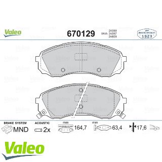 ÖN BALATA HYUNDAİ H1 2.5CRDİ 08 11 KİA CARNİVAL III 2.7 V6 2.9CRDI 06 2.2CRDİ 10 resmi