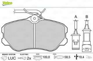 FREN BALATASI ON  FIAT CROMA 86-96 LANCIA THEMA 84-95 resmi