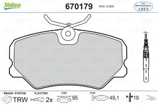 ÖN BALATA P306 2.0 S16 1993-97 -P405 1.6I 1.8I 2.0I 1.9 SRI-2.0 MI16 CITROEN ZX 2.0 FİŞLİ resmi
