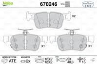 FREN BALATASI ARKA (123 MM) MONDEO V 14=> resmi