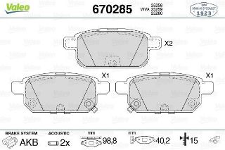 FREN BALATASI ARKA SWIFT 10> SX4 CROSS 13> VITARA 15> resmi