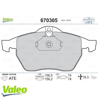 ÖN BALATA VECTRA B.2.0I.2.5I V6 96/7.03 SAAB 900 II 93/2.98 9.3 9.5 98-03 resmi