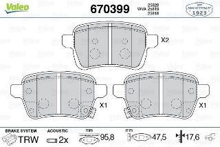 FREN BALATASI ARKA 500L 12> 1.4 1.6D MJET EGEA 16-> resmi