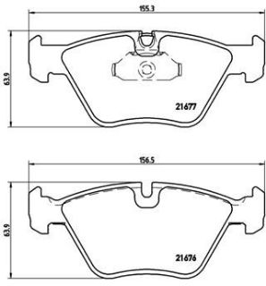 ÖN BALATA BMW E39 520İ 523İ 528İ 525TDS 96-03 resmi