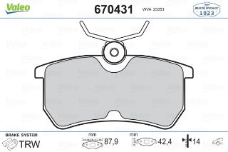 FREN BALATASI ARKA FIRST FOCUS 98>04 FİESTA 05> resmi