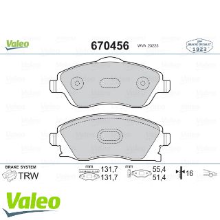 ÖN BALATA COMBO C-CORSA C 1.3-1.7 CDTI 01 MERİVA 03 TIGRA 04 resmi