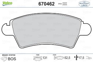 ÖN BALATA P206 1.6 16V GTI CC 00 306 94/01 XSARA 97/00 resmi
