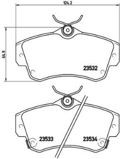 FREN BALATASI ON WVA 23532 CHRYSLER : PT CRUISER 00-10 resmi
