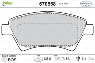 ÖN BALATA MGN II 1.5-1.9 DCI 11.02 SCENİC 05 KNG 01 resmi