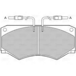 ÖN DİSK FREN BALATASI MERCEDES 200GE 2.0 09/89-07/93 MERCEDES 230GE 2.3 09/89-07/00 resmi