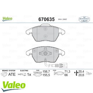 ÖN BALATA FİŞLİ CADDY III 04 GOLF IV V VI 97 JETTA PASSAT 05 POLO 09 OCTAVIA 04 resmi