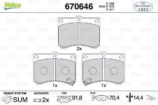 ON FREN BALATASI MAZDA 323 1.8 LANTIS 1996-1998 resmi