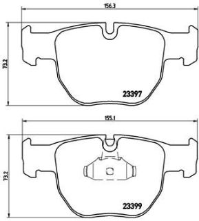 FREN BALATASI ÖN (156MM) RANGE ROVER III 02=> resmi
