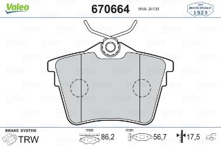 FREN BALATASI ARKA B.M 407/607/C5 (X7) 04 resmi