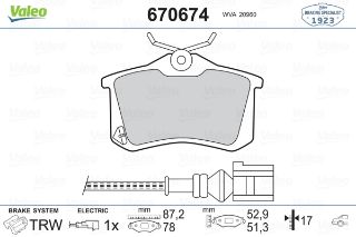 FREN BALATASI ARKA POLO IV 01> TOLEDO III 04>IBIZA IV 01> SKODA FABİA I II 99> resmi