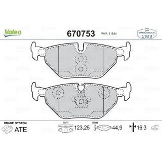 FREN BALATASI ARKA BMW 3-SERISI E36 E46-E85-Z3-Z4 ROVER 75 99>05-X80 SAAB 9.5 97>05 MG ZT 01>06 resmi