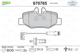 FREN BALATASI ARKA VIANO W639 03> VİTO W639 03> resmi