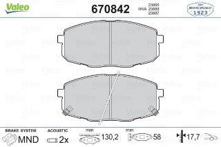 ÖN BALATA HYUNDAİ İ30 1.4-1.6-2.0-1.6 CRDI-2.0 CRDI 10/07 KİA CEED 06 resmi