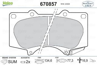 ÖN BALATA PAJERO 3.2 3.8 07 10 LAND CRUISER J12 3.0D-4D 4.0 01/03 10 resmi