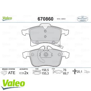 ÖN BALATA ASTRA H 04 MERİVA 03 ZAFİRA 05 CORSA C D 03 COMBO 04 resmi