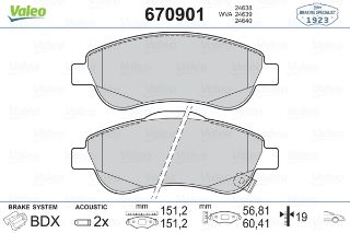 ÖN BALATA HONDA CRV III 2.0 07 12 VTEC-2.2 İ CTDİ 07 2.2 İ DTEC 12 1.6 İDTEC 13 GDB3559 resmi
