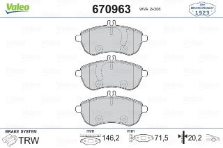 ÖN BALATA MERCEDES W204 C CLASS -C200 CDI-C220 CDI-C280-C280 4-MATİC-S204 C230-C180 KOMP 07 W212 resmi