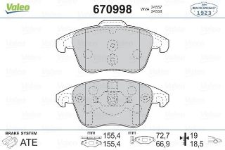 ÖN BALATA C4 PICASSO 06 11 P5008 1.6 16V-2.0 16V-2.0 HDI 08 12 P3008 12 DS4 11 DS5 12 resmi