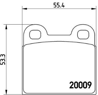 FREN BALATASI ON ARKA WVA 21050  OPEL : VECTRA B-- OMEGA A   SAAB resmi