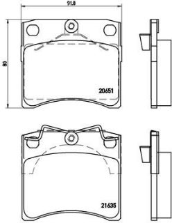 FREN BALATASI ON-  VW TRANSPORTER 91-04 resmi