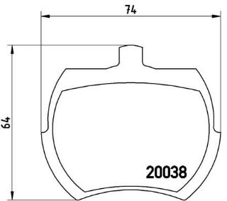 ÖN DİSK FREN BALATASI AUSTIN 1100 1.1 10/62-09/67 AUSTIN HEALEY SPRITE 1.1/1.3 03/64-10/71 resmi