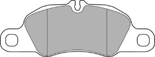 ÖN BALATA PORSCHE 911 08-11 BOXSTER 12 CAYMAN 13 resmi