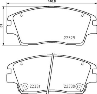 FREN BALATASI ON-HYUNDAI : TUCSON 16-  KIA: SPORTAGE 15- resmi
