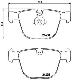 FREN BALATASI ARKA BMW 5 F07GT 550I 10> BMW 7 F04 750I 09> X5 E70 4.4M 09> X6 E71>E72 08> resmi