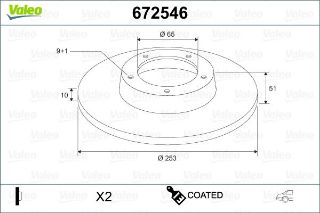 FREN DİSKİ ARKA SEAT LEON-CADDY-GOLF-OCTAVIA II-JETTA IV FREN DİSKİ BİNEK resmi