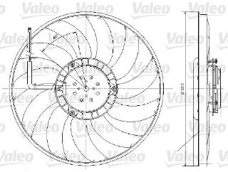 FAN MOTORU-383 MM 400W (AUDI A6 05-11) resmi