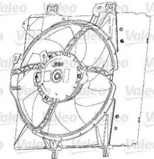 XXFAN MOTORU (CITROEN: C2-C3-DS3 / PEUGEOT: 207-1007 1.4HDI 1.6HDI) resmi
