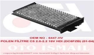 POLEN FİLTRESİ C5 1.8 16V-2.0 16V 12/00-10/04 KARBONLU resmi