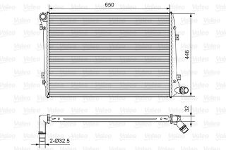 SU RADYATORU (VW CADDY 04-11  GOLF 06-09  PASSAT 06-11  AUDI A3 04-13) resmi