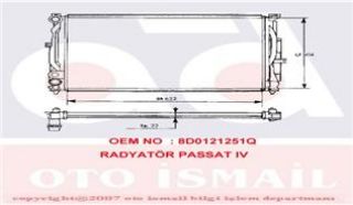 SU RADYATÖRÜ PASSAT A4 A6 1,6 1,8T 1,9TDI 97>01 resmi