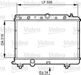 X RADYATÖR ROVER 220 D/SD/ SDI 95-00 618İSİ 96-99 620İ 93-96 620Sİ 93-99 25 2.0İDT 99-05 resmi