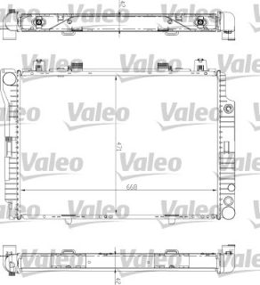 RADYATÖR MERCEDES S 140 3.0 TD AC+ resmi