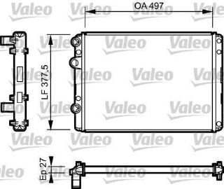 SU RADYATORU ( VOLKSWAGEN : LUPO 1.4 16V 1.4TDI AMF ) resmi
