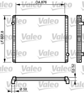 RADYATÖR VOLVO B12M. B12R resmi
