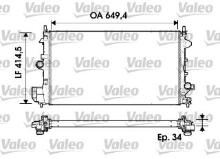 SU RADYATÖRÜ OPEL VECTRA C 1.9CDTI 02- 649X414.5X34 resmi