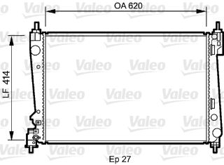 SU RADYATORU ( FIAT : GRANDE PUNTO 1.3JTD 1.9JTD / OPEL : CORSA D 1.3CDTI 1.7CDTI ) resmi