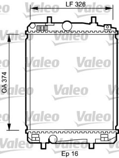 SU RADYATORU ( PEUGEOT : 107 CITROEN : C1 107 1.4HDI AC ) resmi
