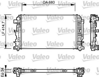 SU RADYATORU-680×415×34 (VW CRAFTER 06-16  MERCEDES SPRINTER 06-16) BJK-BJM-CKTB-CKTC-CKUB-CKUC-CSLZ-CSNA resmi